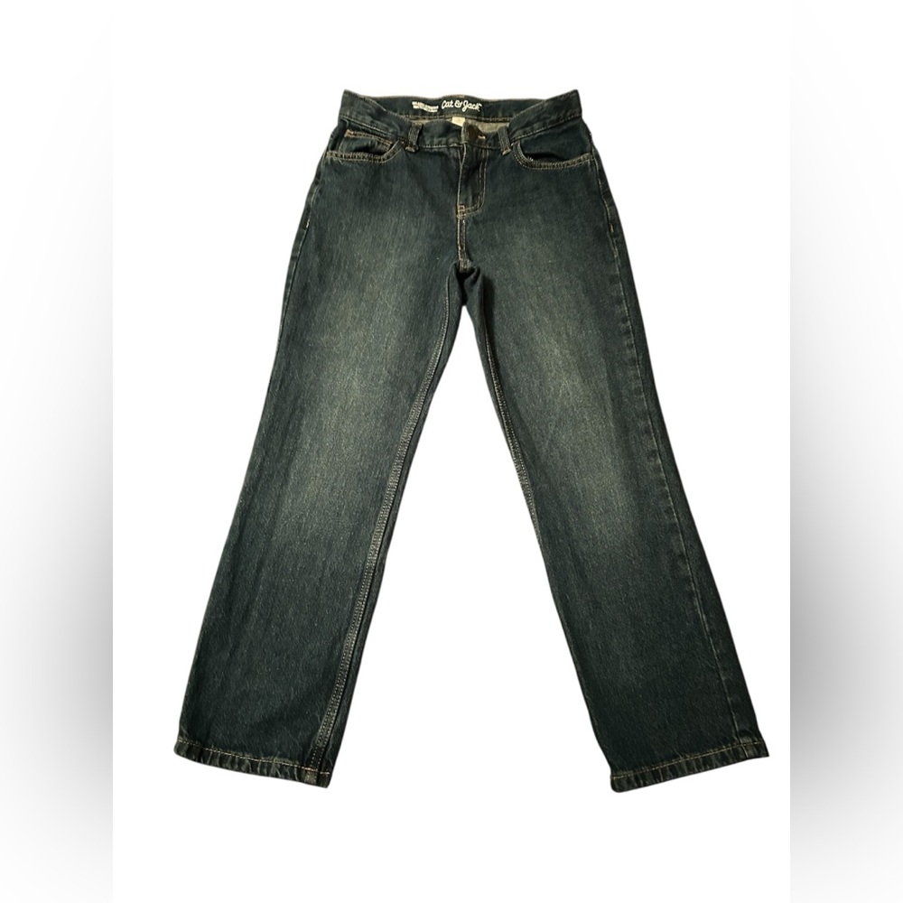 Cat & Jack Dark Blue Relaxed Straight Jeans
